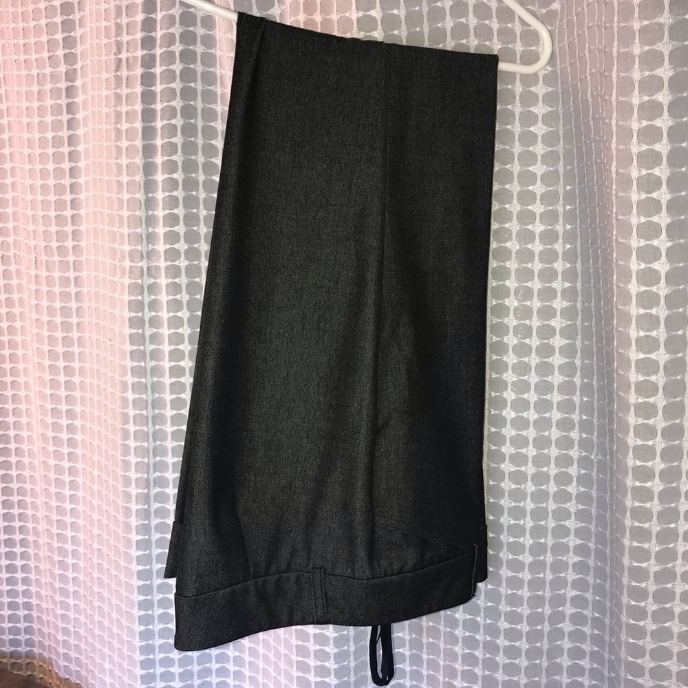 INC Grey straight leg pants